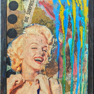 Marilyn's Big Surprise 14 X 11″ (355 X 280MM) Mixed Media/Collage