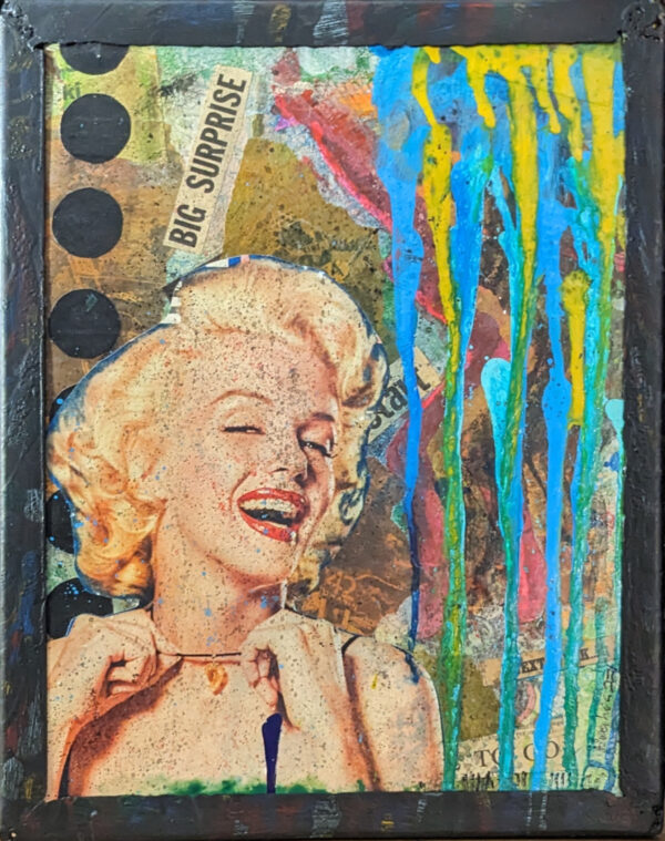 Marilyn's Big Surprise 14 X 11″ (355 X 280MM) Mixed Media/Collage