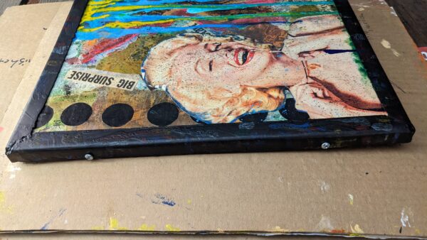 Marilyn Monroe’s Big Surprise 14 X 11″ (355 X 280MM) Mixed Media/Collage